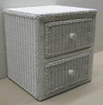 Wicker 2 Drawer