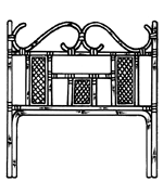 Rattan Headboard