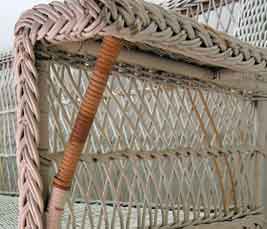 Wicker repair detail