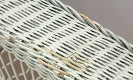 Wicker repair detail